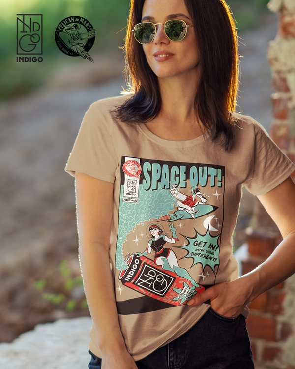 Limited Drop: Indigo X Pelican To Mars Collab Tee