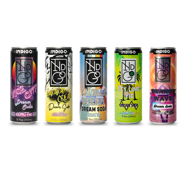 5-Flavor Dream Soda Sampler | 60mg THC Variety Pack